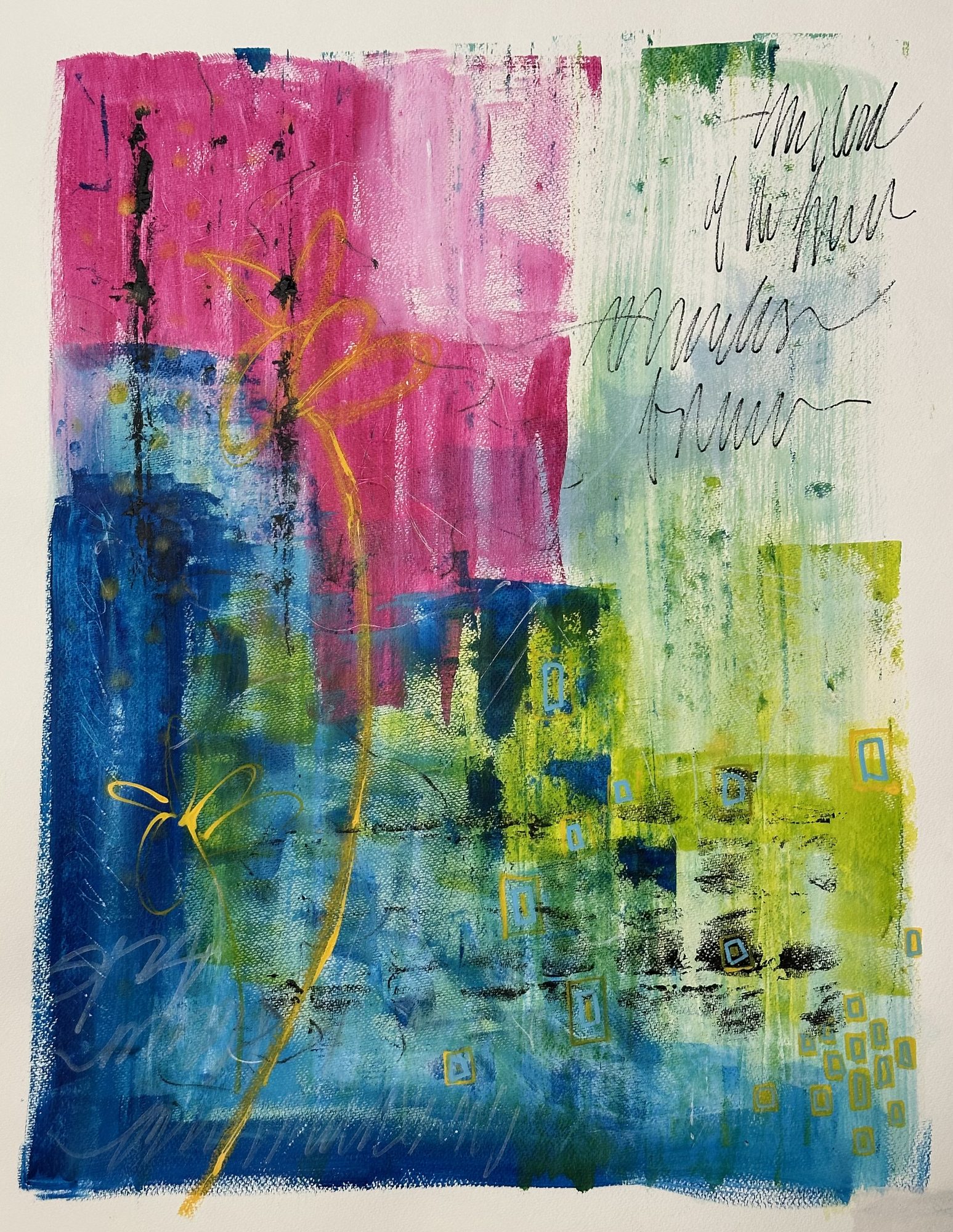 Written in Colour, Acrylic on canvas, by Lisa Barth