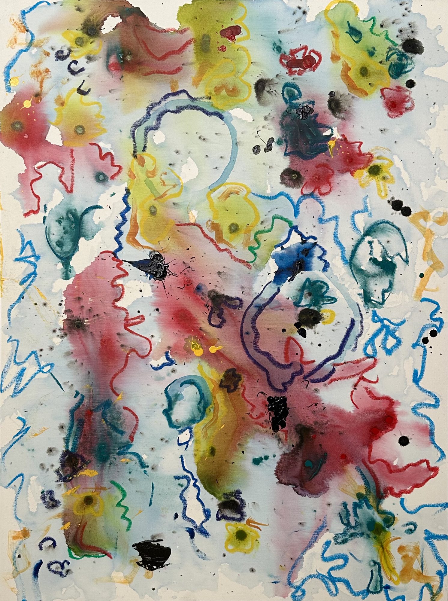 Scatter, Acrylic on canvas, by Lisa Barth