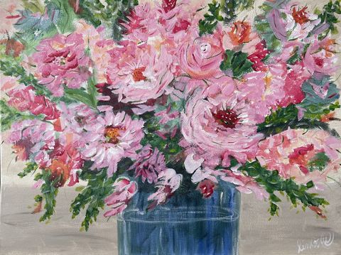 Roses in Blue by Lisa Barth